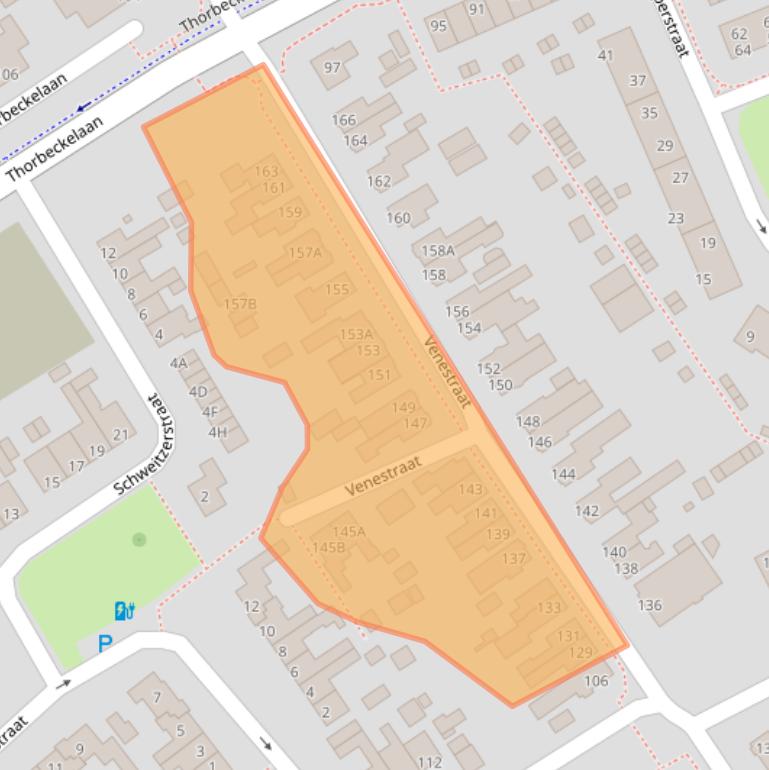 Kaart van postcodegebied 9402GL.