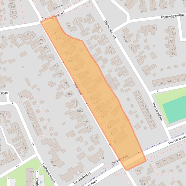 Kaart van postcodegebied 9402GS.