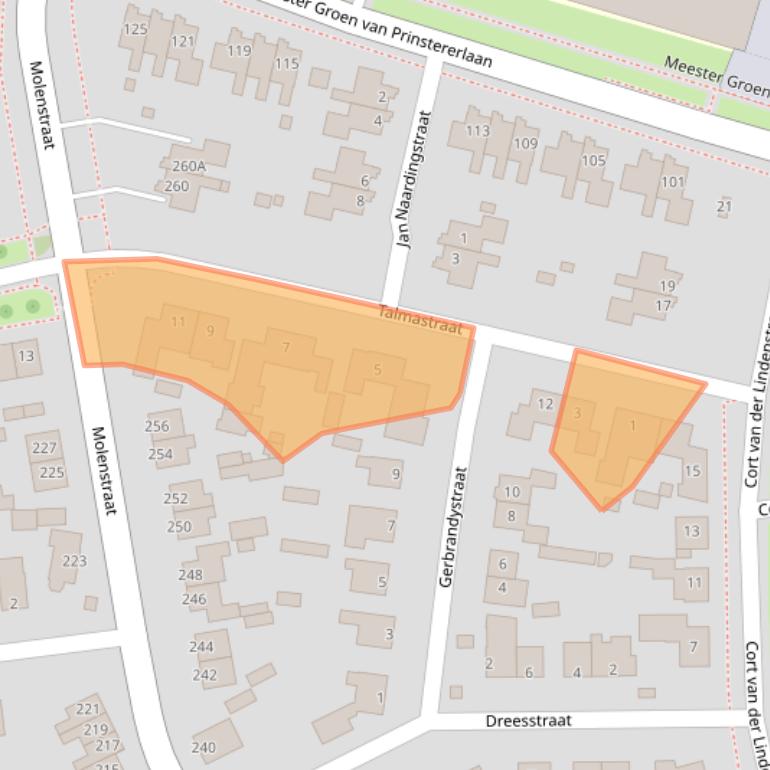 Kaart van postcodegebied 9402HA.
