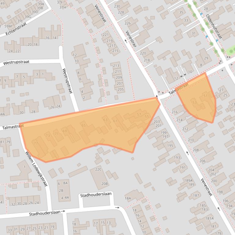 Kaart van postcodegebied 9402HC.