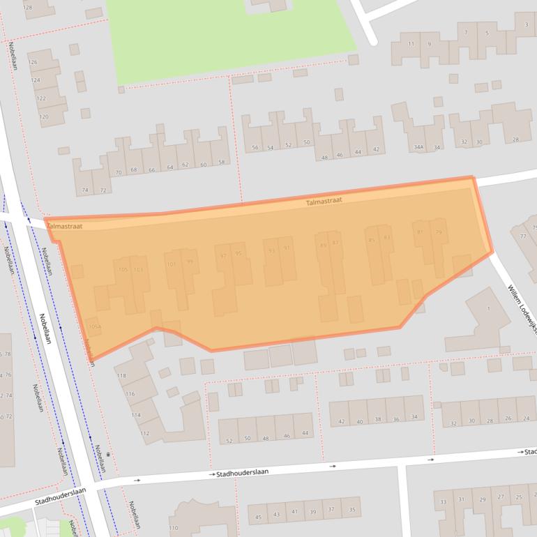 Kaart van postcodegebied 9402HD.