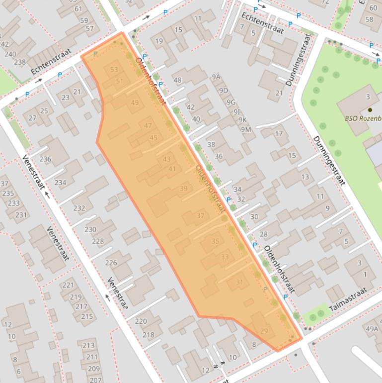 Kaart van postcodegebied 9402HK.