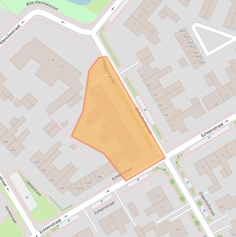 Kaart van postcodegebied 9402HL.