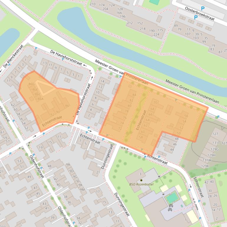 Kaart van postcodegebied 9402JD.