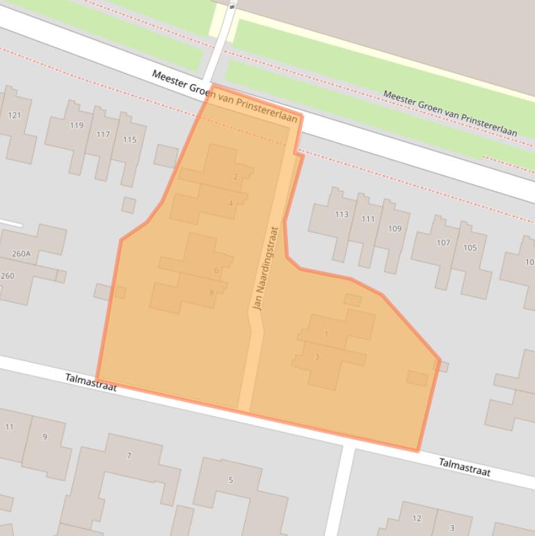 Kaart van postcodegebied 9402KL.