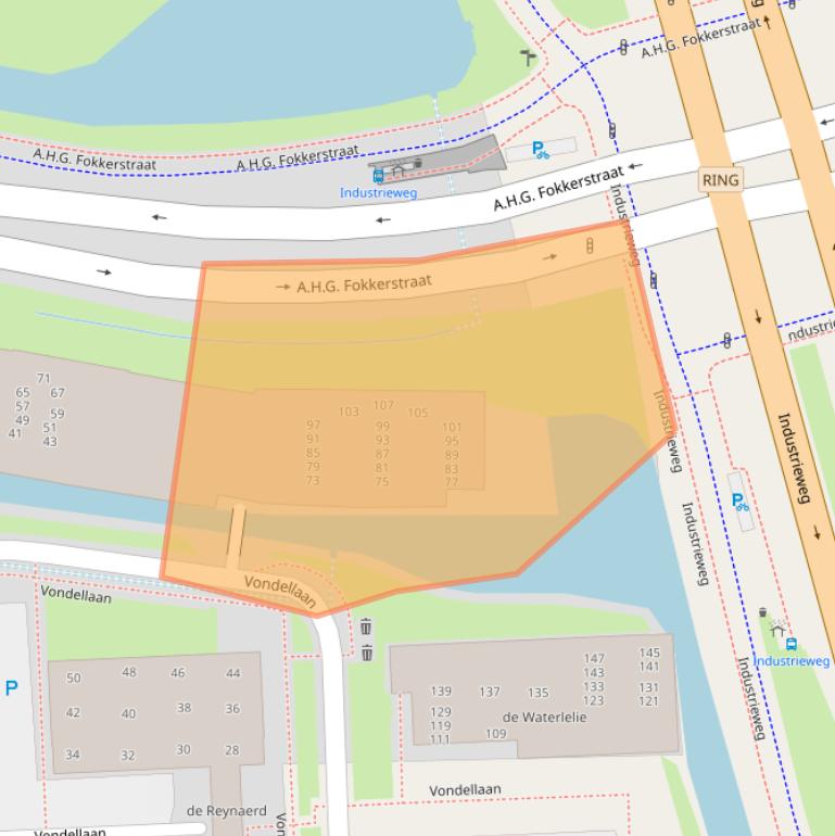 Kaart van postcodegebied 9402NC.