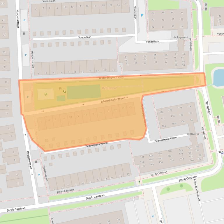 Kaart van postcodegebied 9402ND.