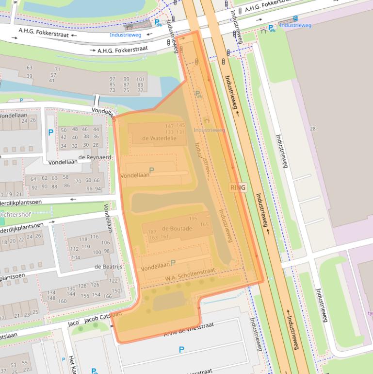 Kaart van postcodegebied 9402NK.