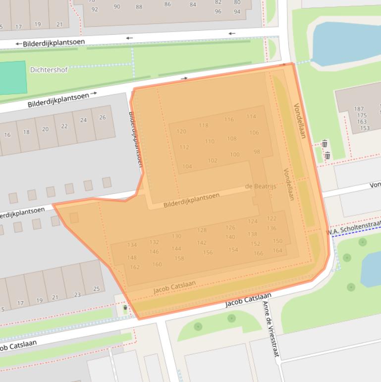 Kaart van postcodegebied 9402NX.