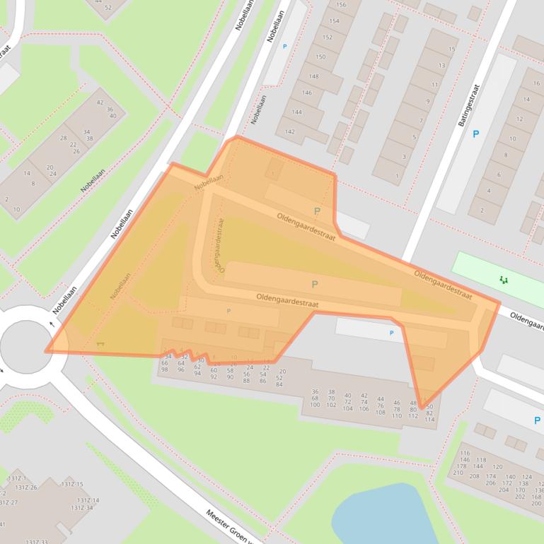 Kaart van postcodegebied 9402PA.