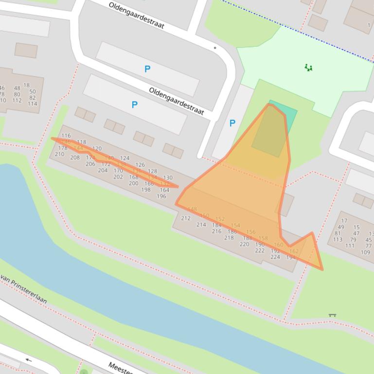 Kaart van postcodegebied 9402PG.