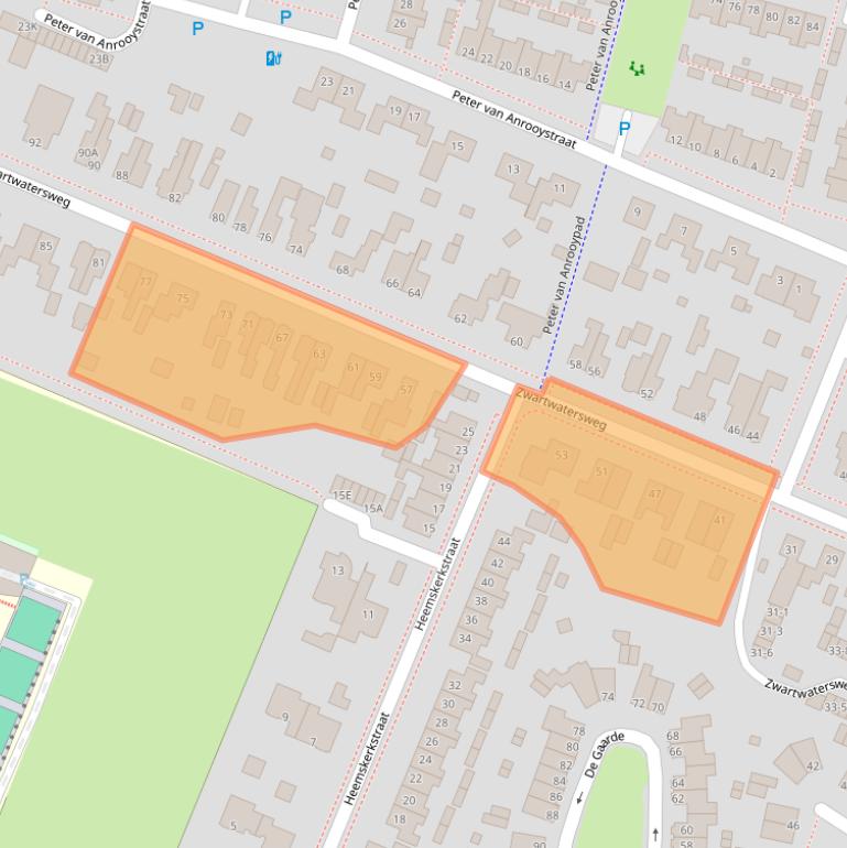 Kaart van postcodegebied 9402SL.