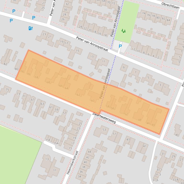 Kaart van postcodegebied 9402ST.