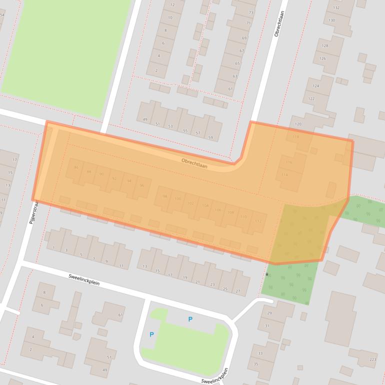 Kaart van postcodegebied 9402TL.