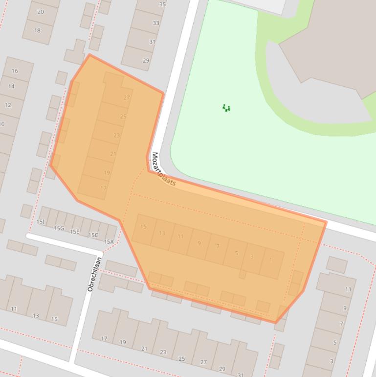 Kaart van postcodegebied 9402VL.