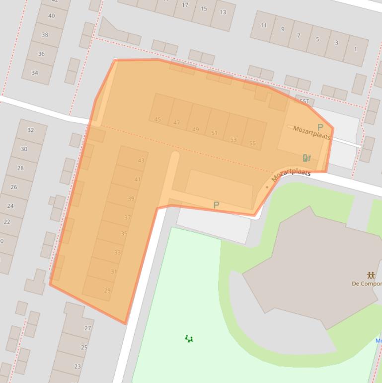 Kaart van postcodegebied 9402VM.