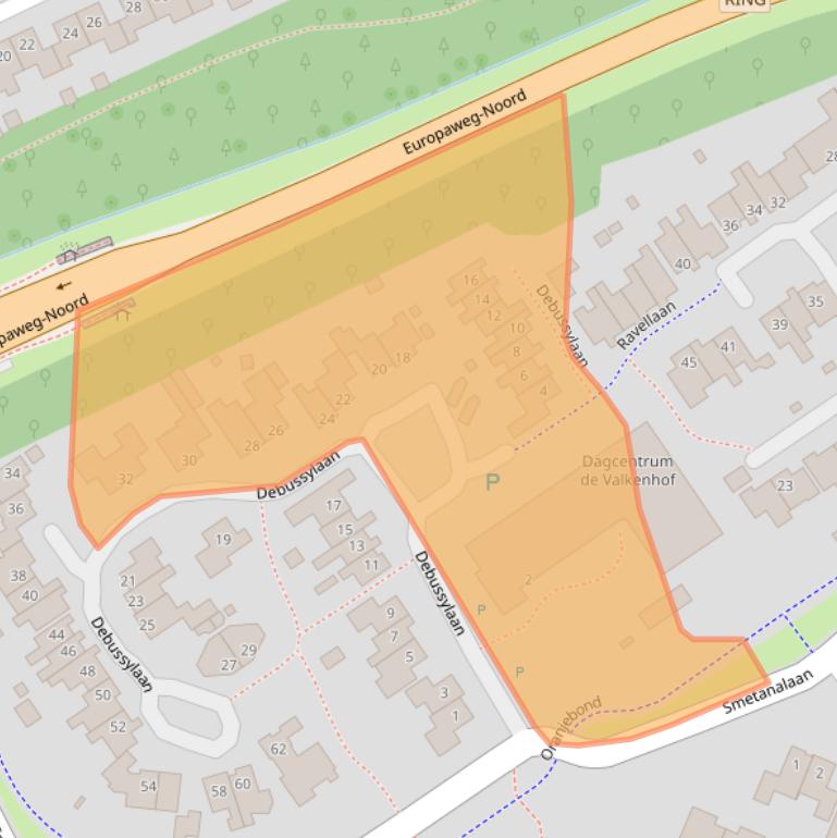 Kaart van postcodegebied 9402WE.
