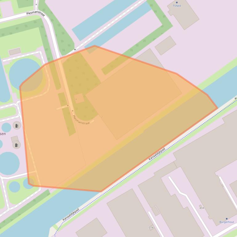 Kaart van postcodegebied 9403AL.