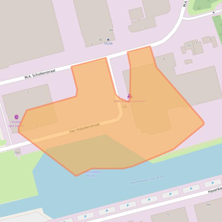 Kaart van postcodegebied 9403BD.