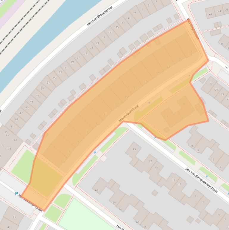 Kaart van postcodegebied 9403BN.
