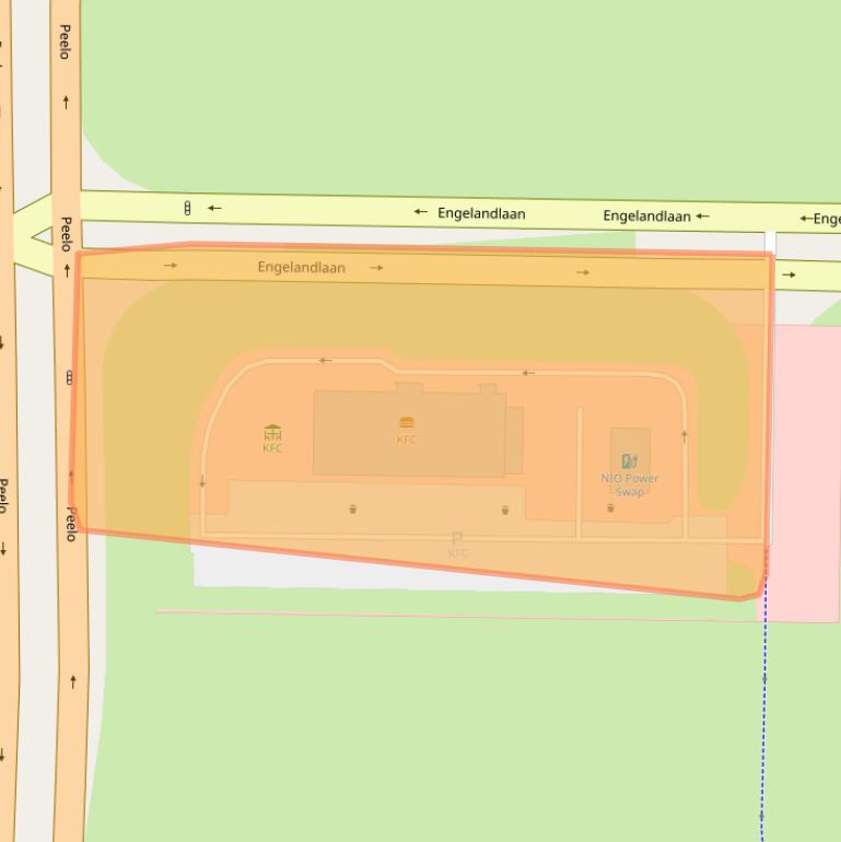 Kaart van postcodegebied 9403DJ.