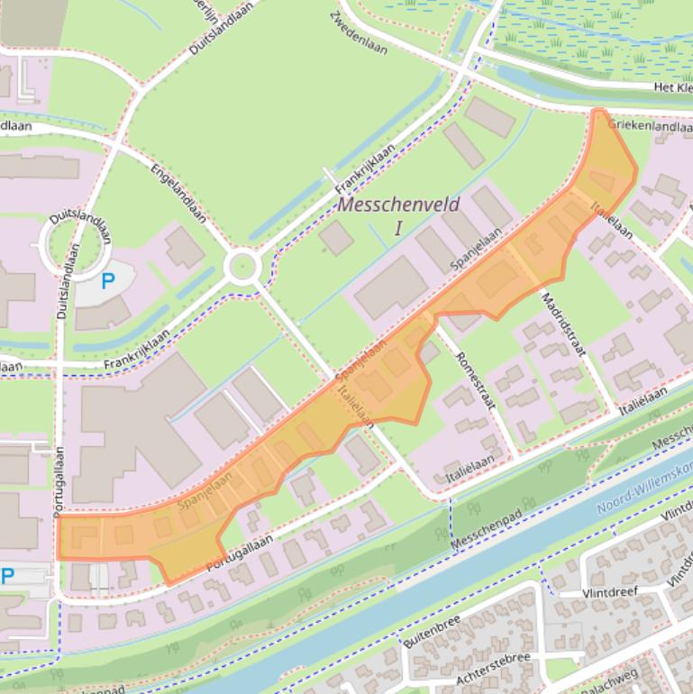 Kaart van postcodegebied 9403DP.