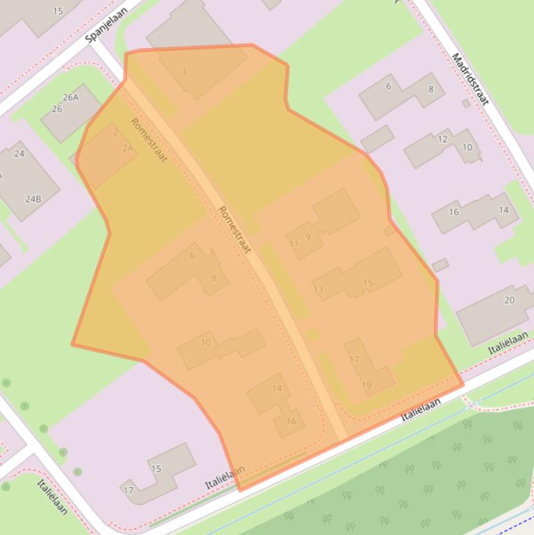 Kaart van postcodegebied 9403DT.