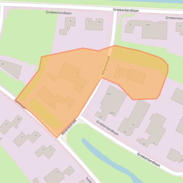 Kaart van postcodegebied 9403DX.