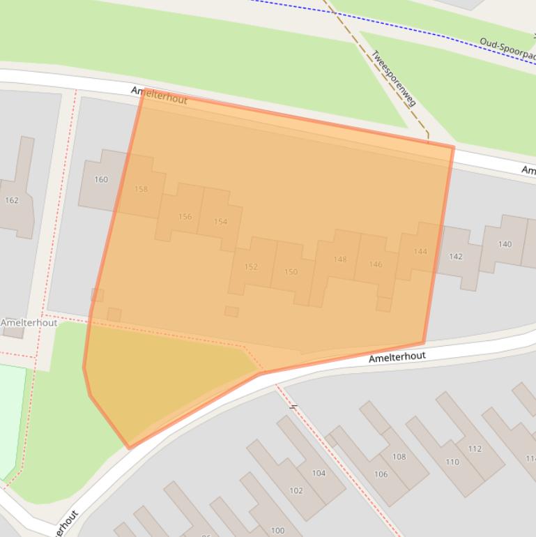 Kaart van postcodegebied 9403EK.