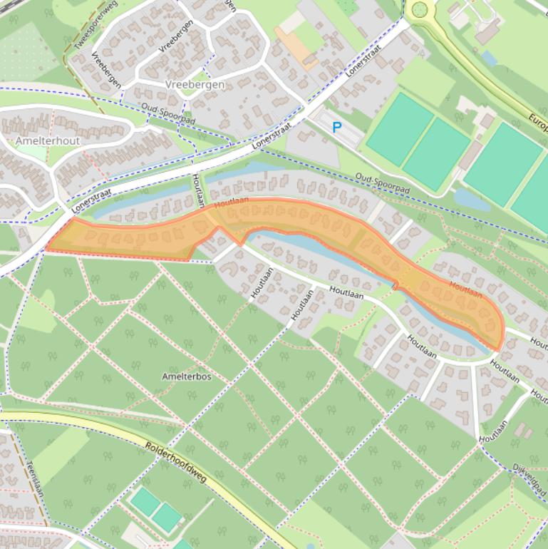 Kaart van postcodegebied 9403EN.