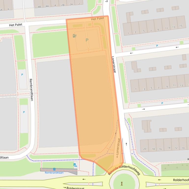 Kaart van postcodegebied 9403EP.