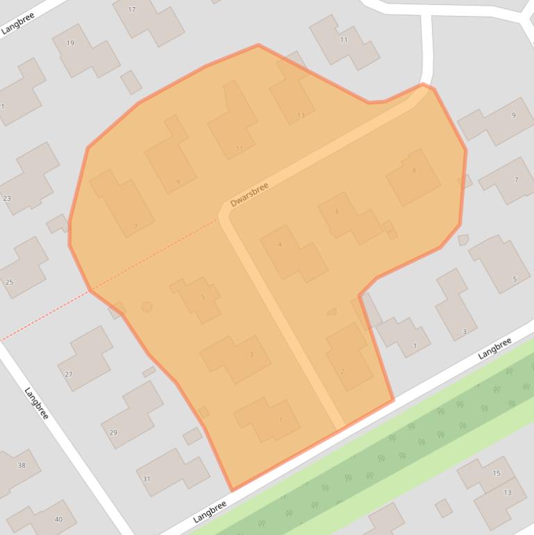 Kaart van postcodegebied 9403GC.