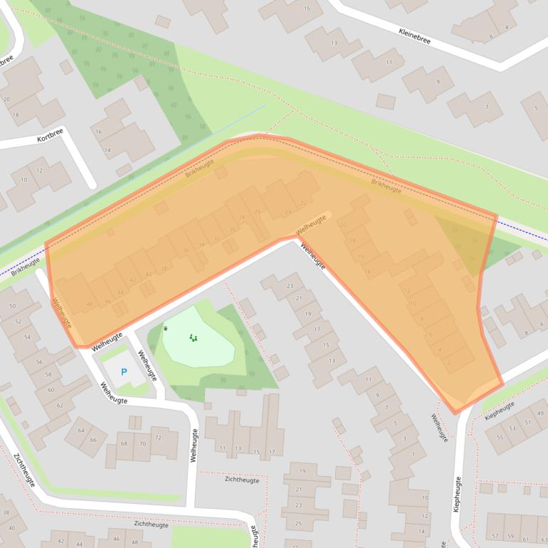 Kaart van postcodegebied 9403GG.