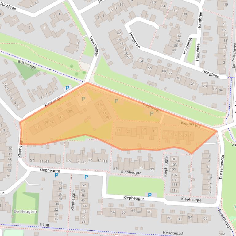 Kaart van postcodegebied 9403GL.