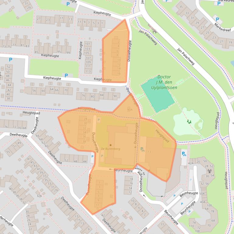 Kaart van postcodegebied 9403GN.