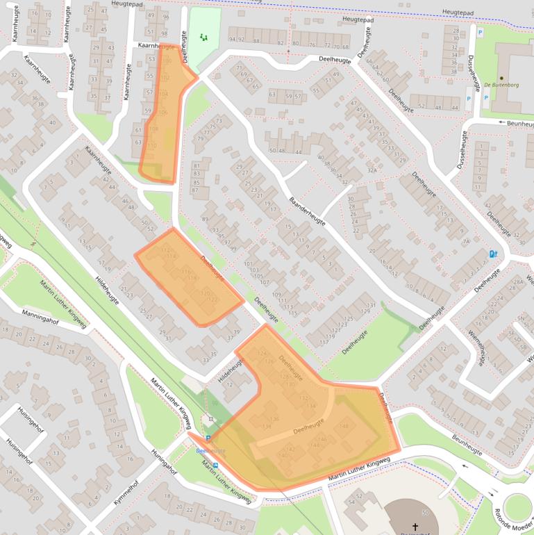 Kaart van postcodegebied 9403HG.