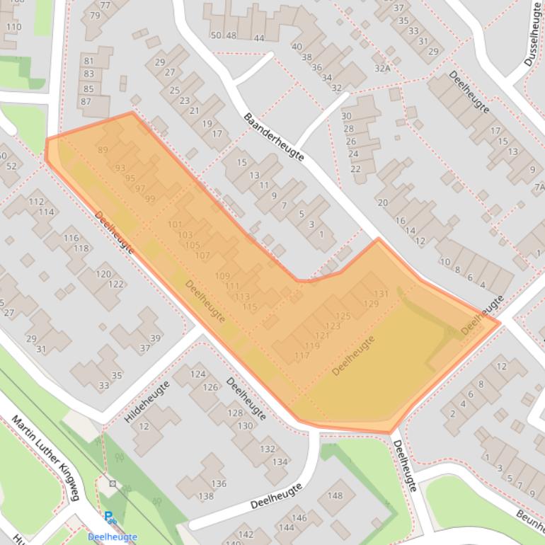 Kaart van postcodegebied 9403HK.