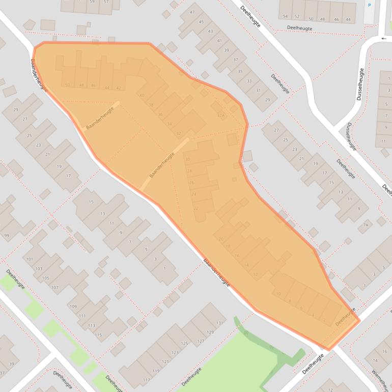 Kaart van postcodegebied 9403HL.
