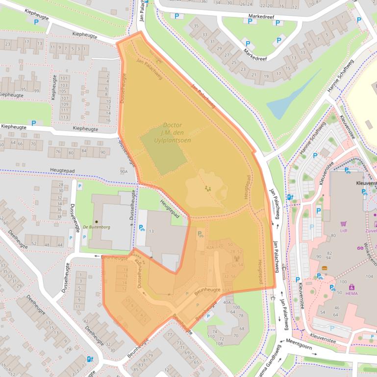 Kaart van postcodegebied 9403HP.