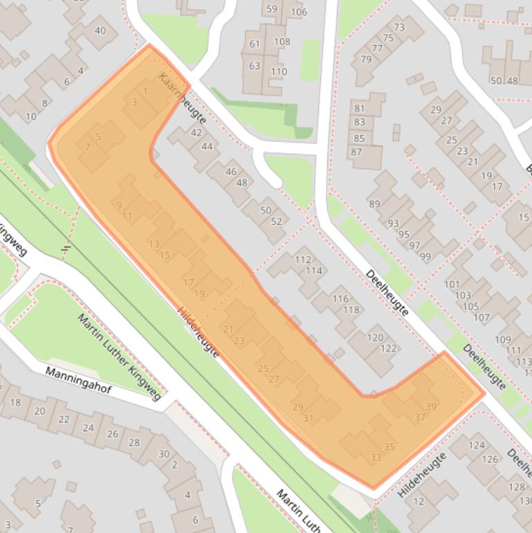 Kaart van postcodegebied 9403HR.