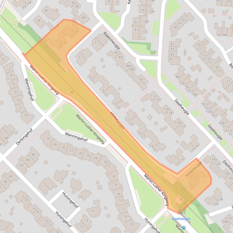 Kaart van postcodegebied 9403HS.