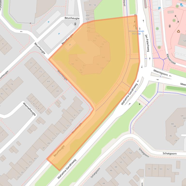 Kaart van postcodegebied 9403HW.