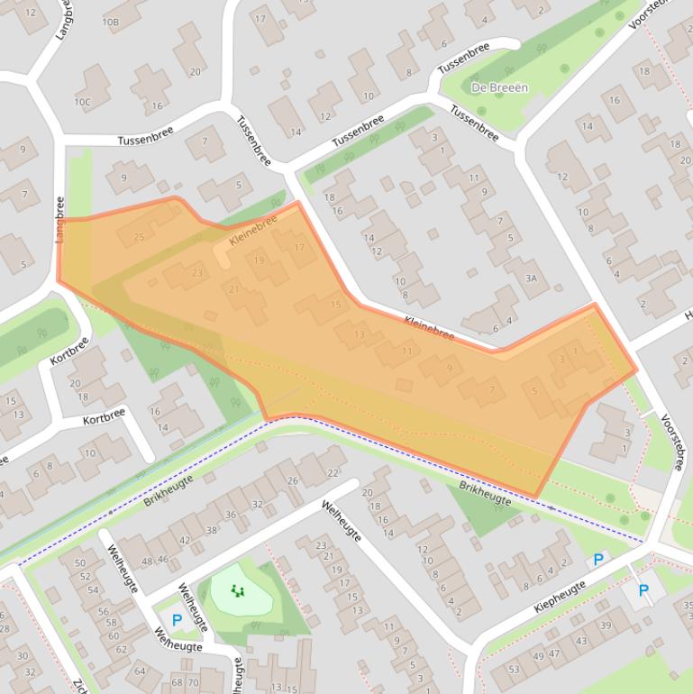 Kaart van postcodegebied 9403JA.