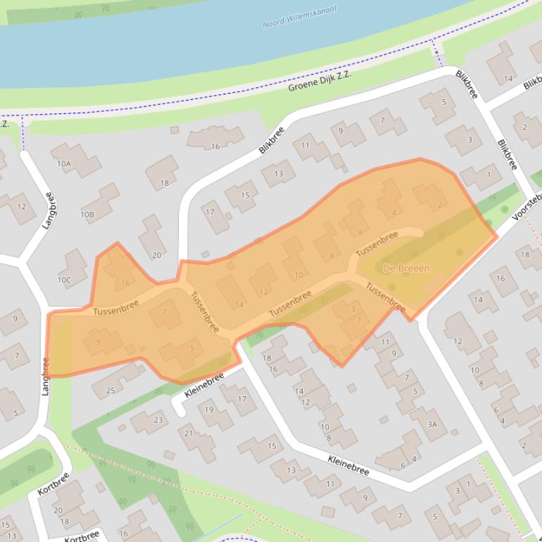 Kaart van postcodegebied 9403JC.