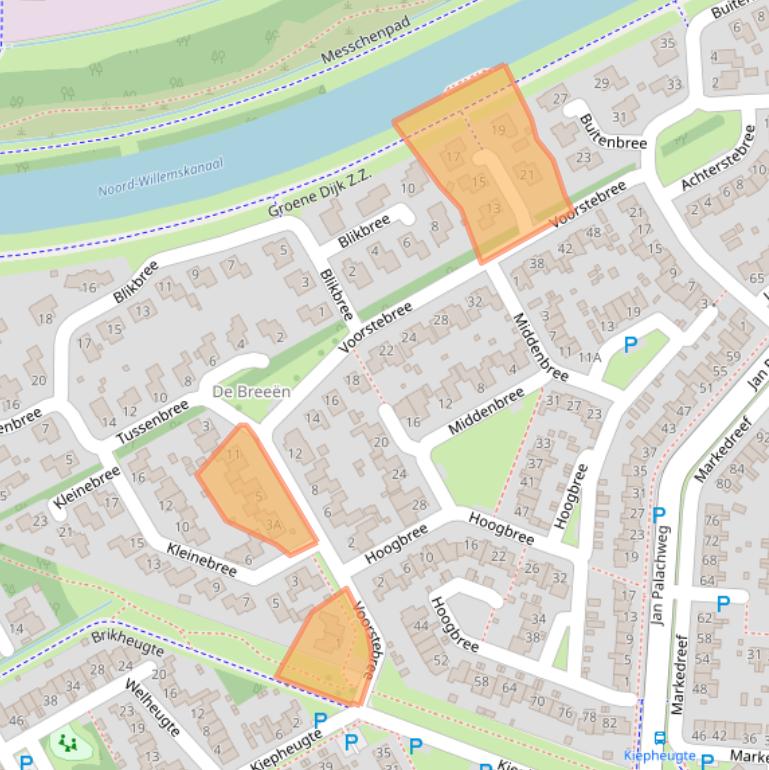 Kaart van postcodegebied 9403JD.