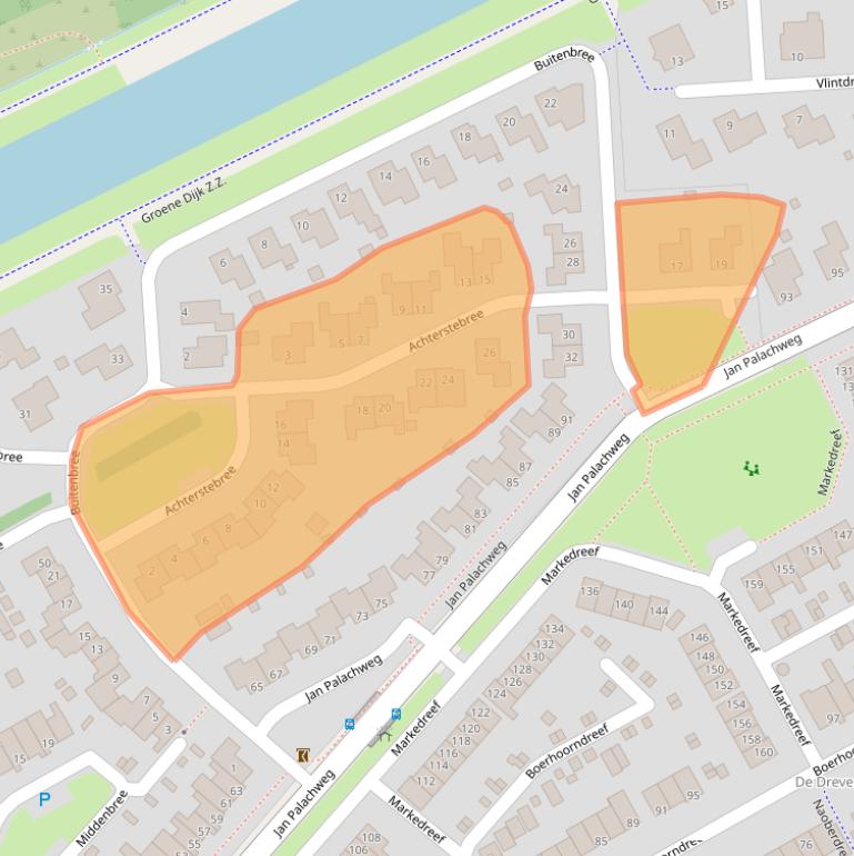 Kaart van postcodegebied 9403JL.