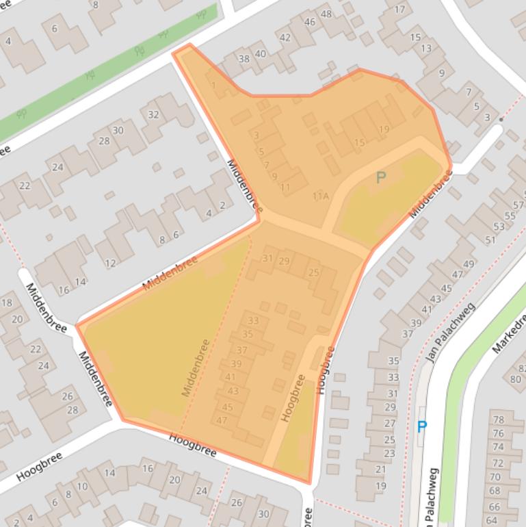 Kaart van postcodegebied 9403JN.