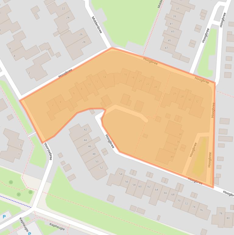 Kaart van postcodegebied 9403JP.