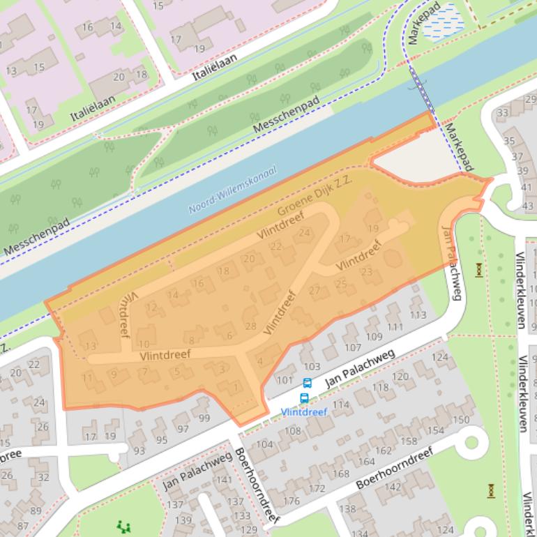 Kaart van postcodegebied 9403JV.