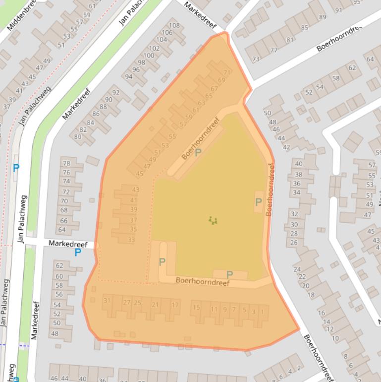 Kaart van postcodegebied 9403KB.